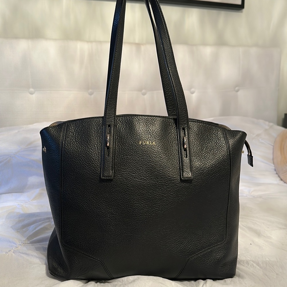 FURLA black handbag